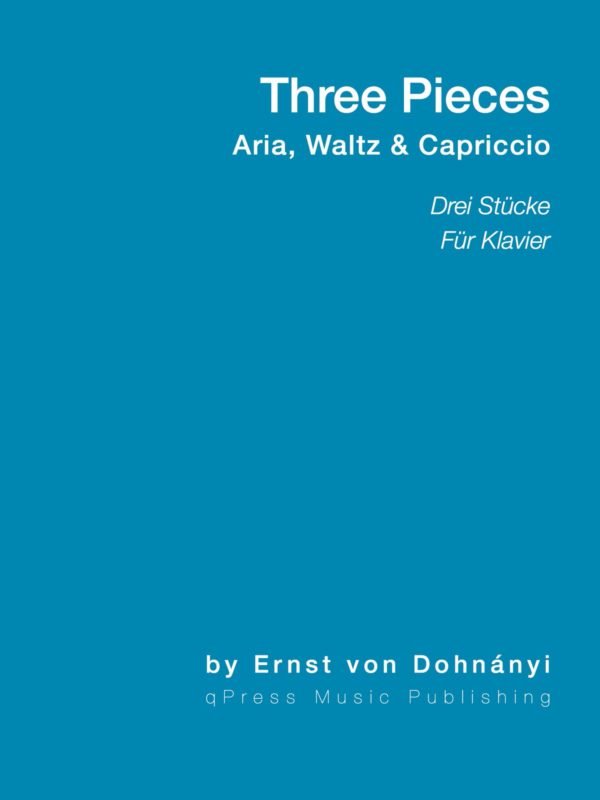 Dohnanyi, 3 Stücke, Op.23-p01