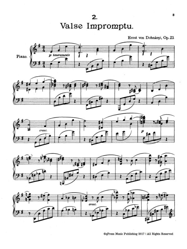 Dohnanyi, 3 Stücke, Op.23-p13