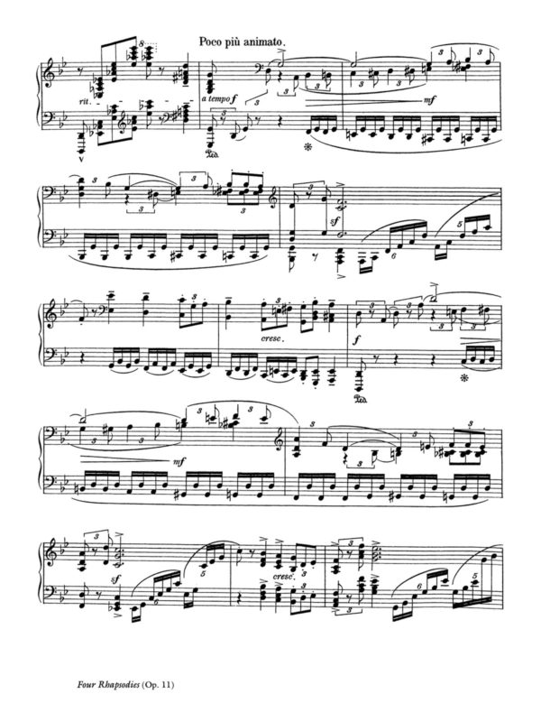 Dohnanyi, 4 Rhapsodien, Op.11-p04