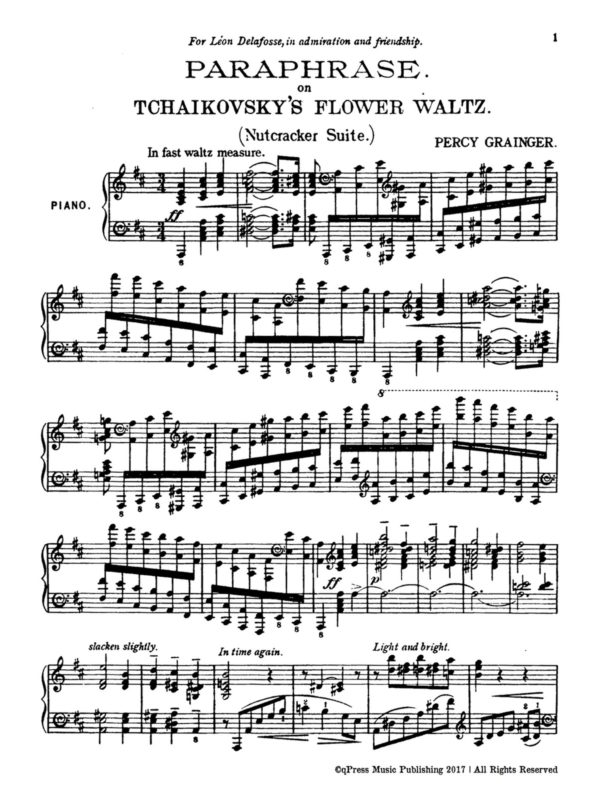 Grainger, Paraphrase on Tchaikovsky’s Flower Waltz-p03