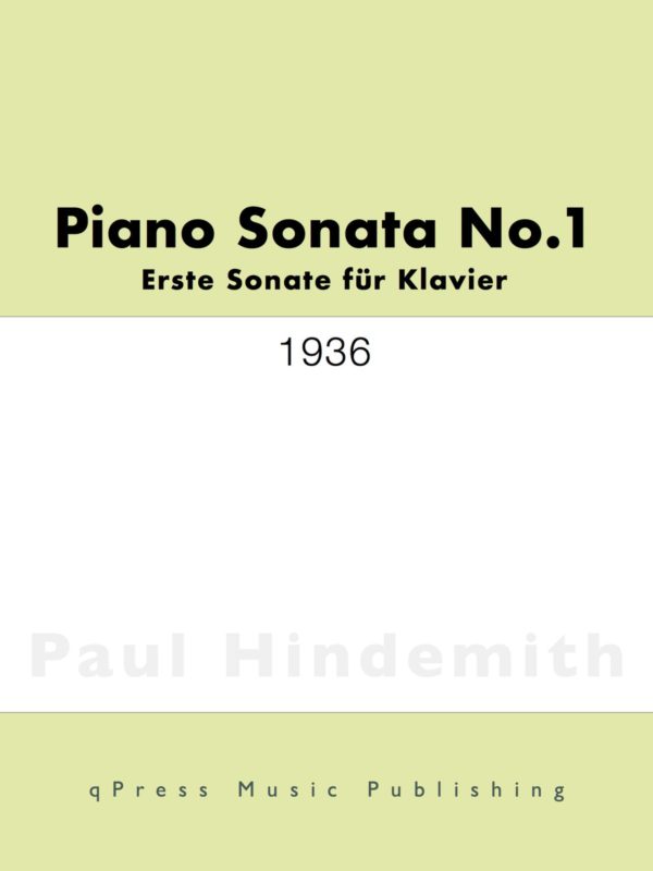 Hindemith, Piano Sonata No.1-p01