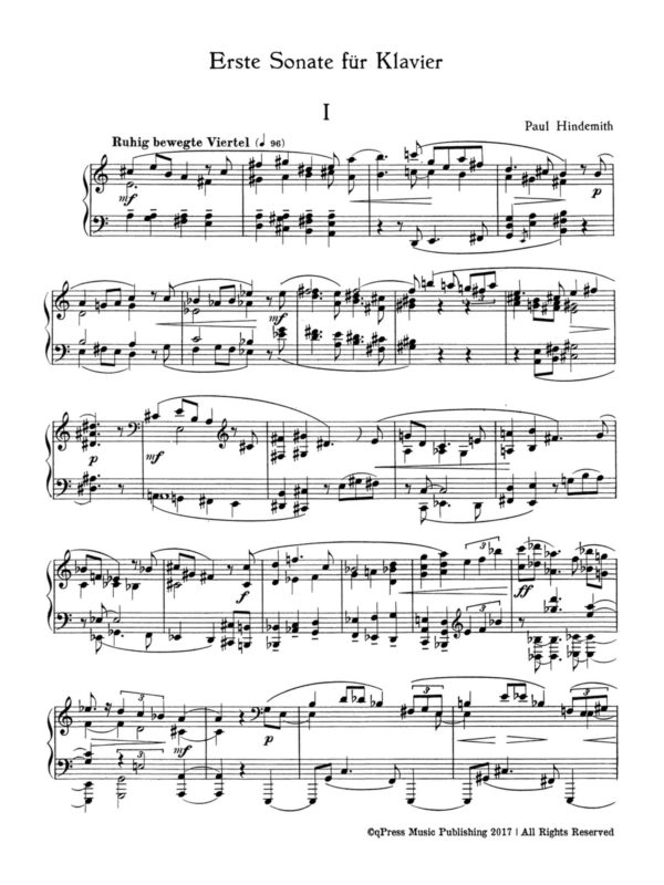 Hindemith, Piano Sonata No.1-p02