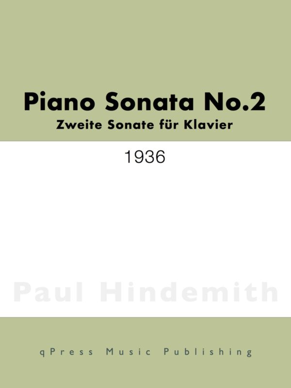 Hindemith, Piano Sonata No.2-p01