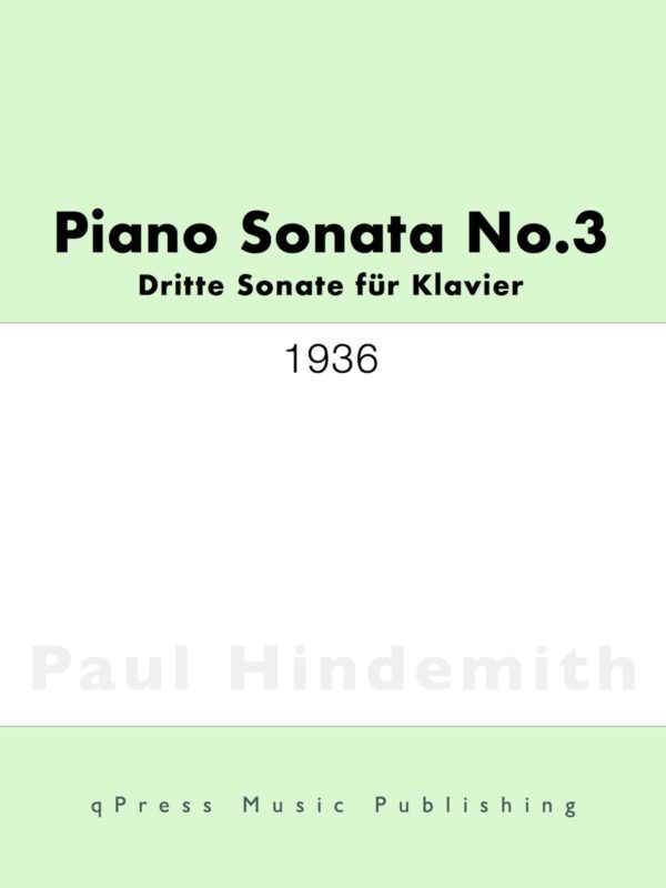 Hindemith, Piano Sonata No.3-p01