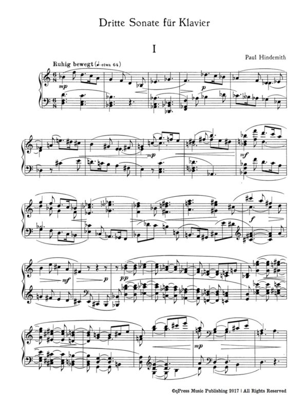 Hindemith, Piano Sonata No.3-p03