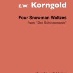 Korngold, Der Schneemann (arr for piano, selections from)-p01