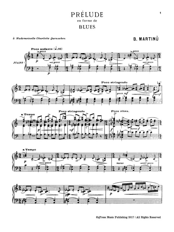 Martinu, 8 Preludes, H.181-p03