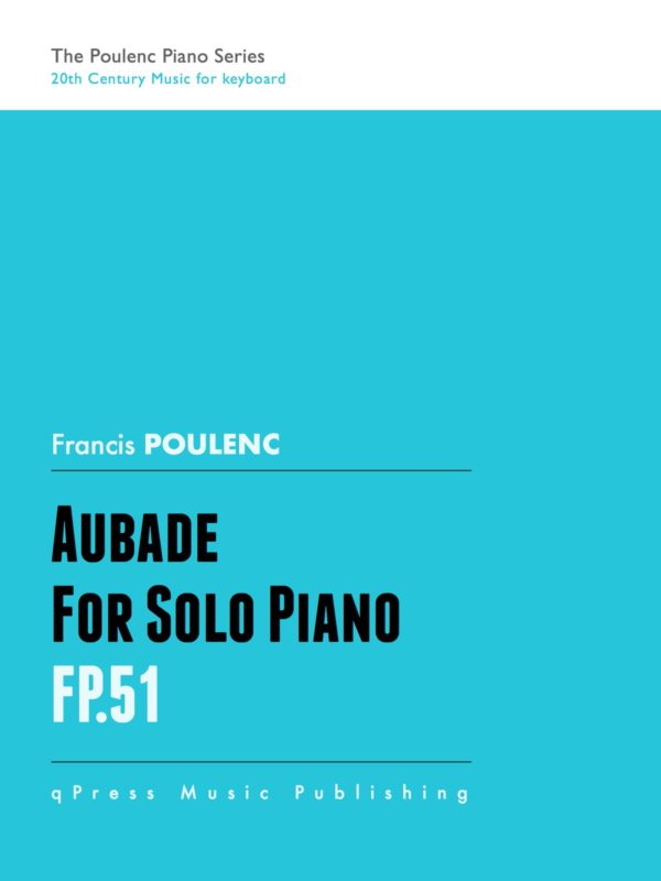 Poulenc, Aubade, FP 51 (arr for piano)-p01