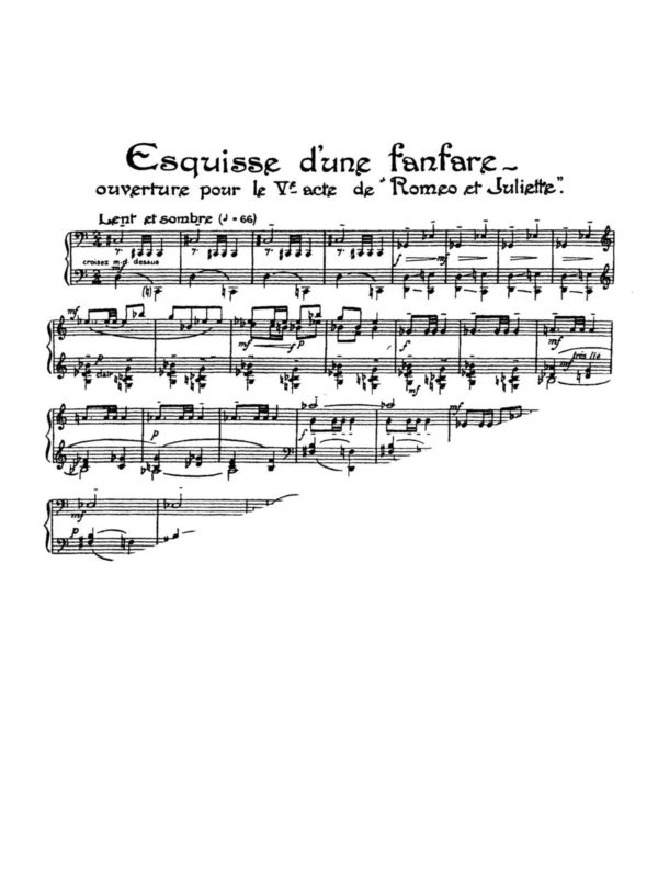 Poulenc, Esquisse d’une fanfare, FP 25-p2