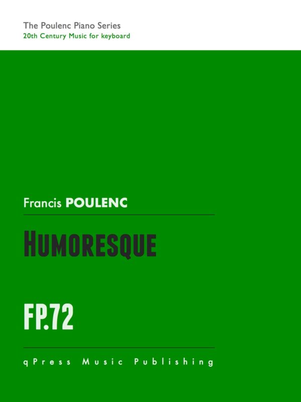 Poulenc, Humoresque, FP 72-p1