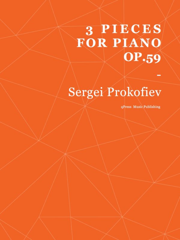 Prokofiev, 3 Pieces for Piano, Op.59-p01