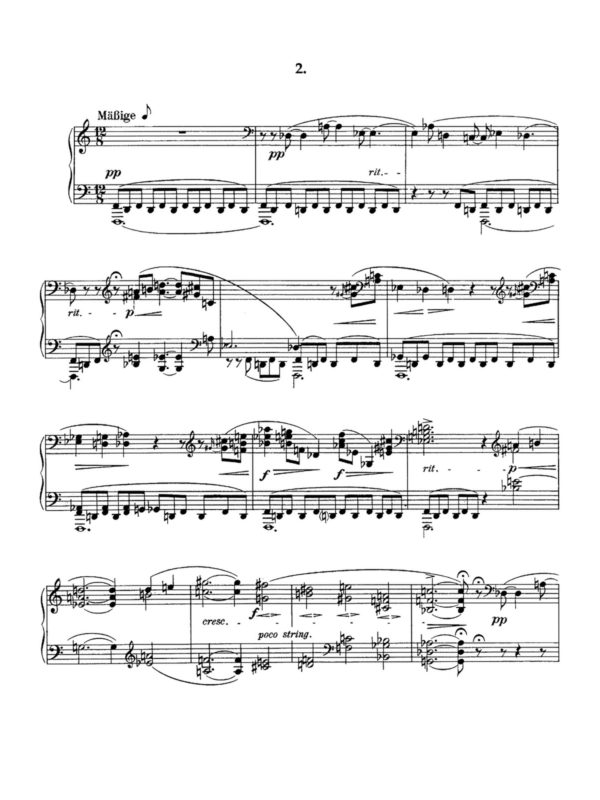 Schoenberg, 3 Pieces, Op.11-p06
