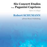 Schumann, 6 Concert Etudes after Paganini Caprices, Op.10-p01