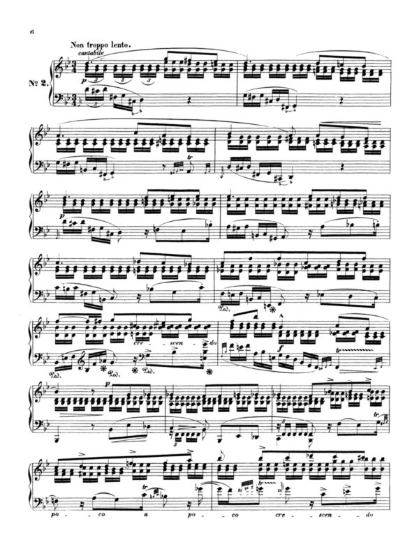 Schumann, 6 Concert Etudes after Paganini Caprices, Op.10-p06