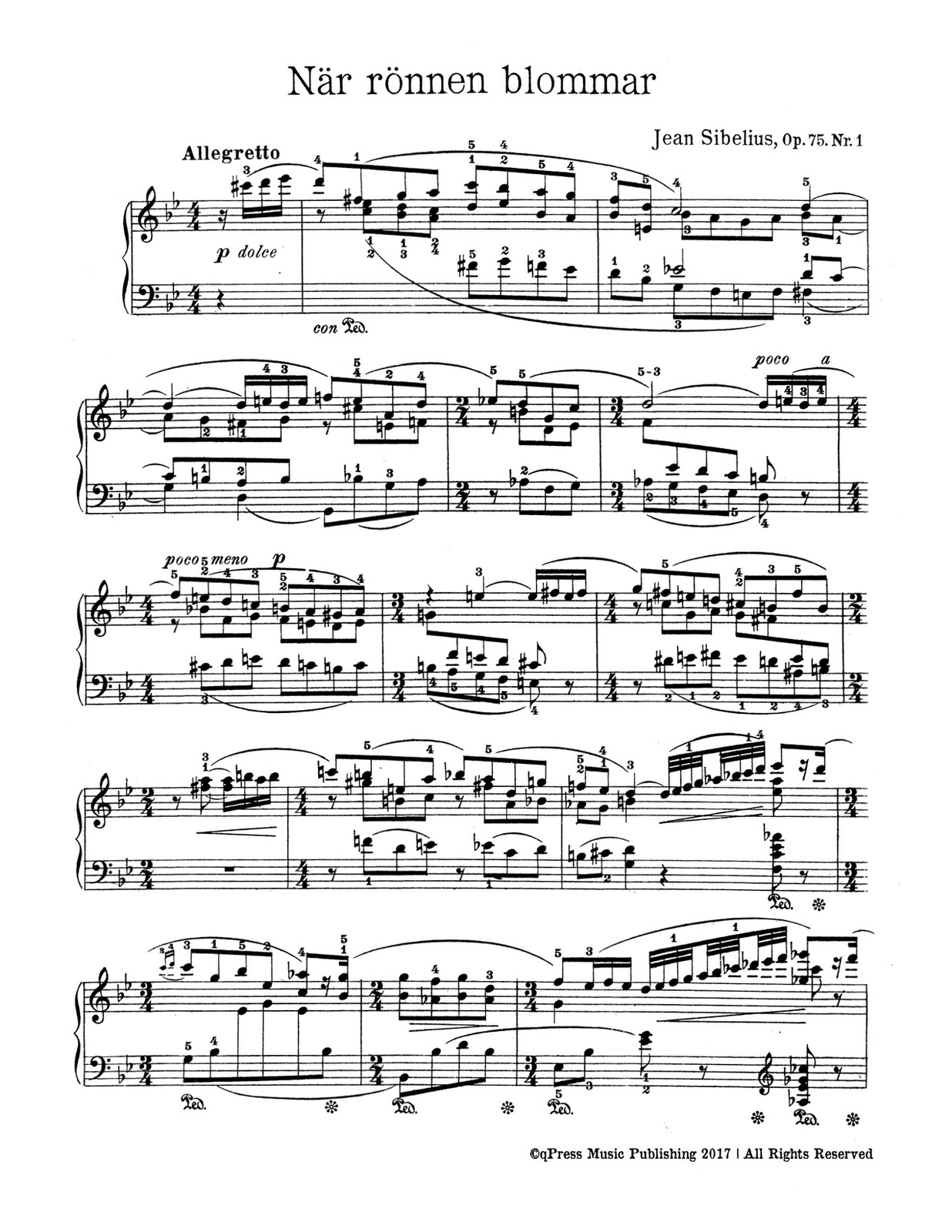Infectar Lidiar con Cava 5 Pieces for Piano, Op.75 | Piano Files