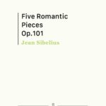Sibelius, 5 Romantic Pieces, Op.101-p01