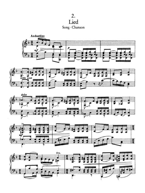 Sibelius, 6 Bagatelles for Piano, Op.97-p05