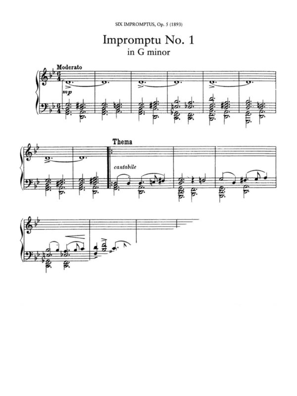 Sibelius, 6 Impromptus, Op.5-p02