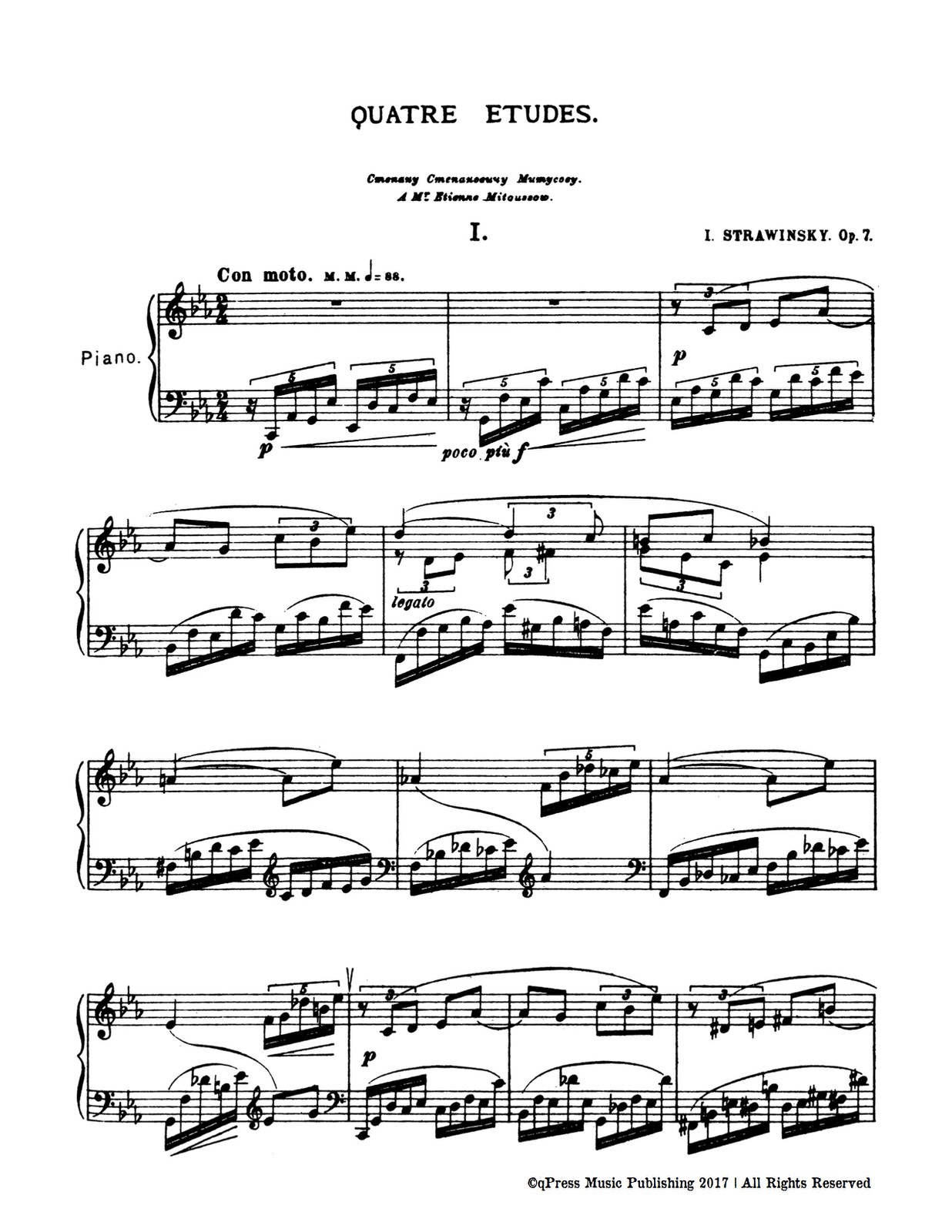 4 Etudes for Piano | Piano Files