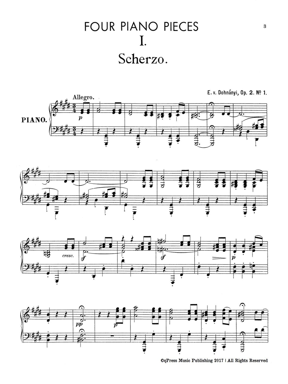 Dohnanyi, 4 Piano Pieces, Op.2-p03