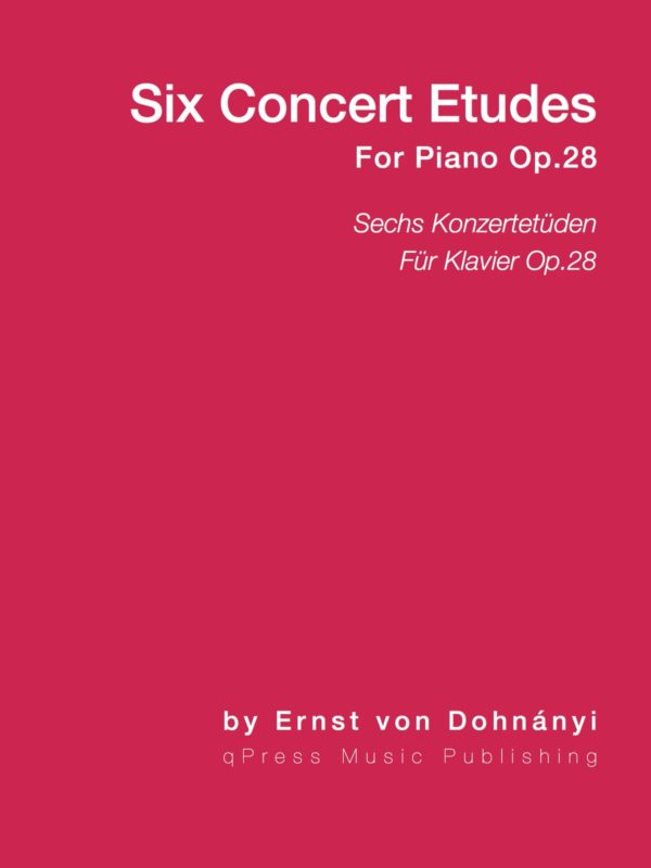 Dohnanyi, 6 Konzertetüden, Op.28-p01