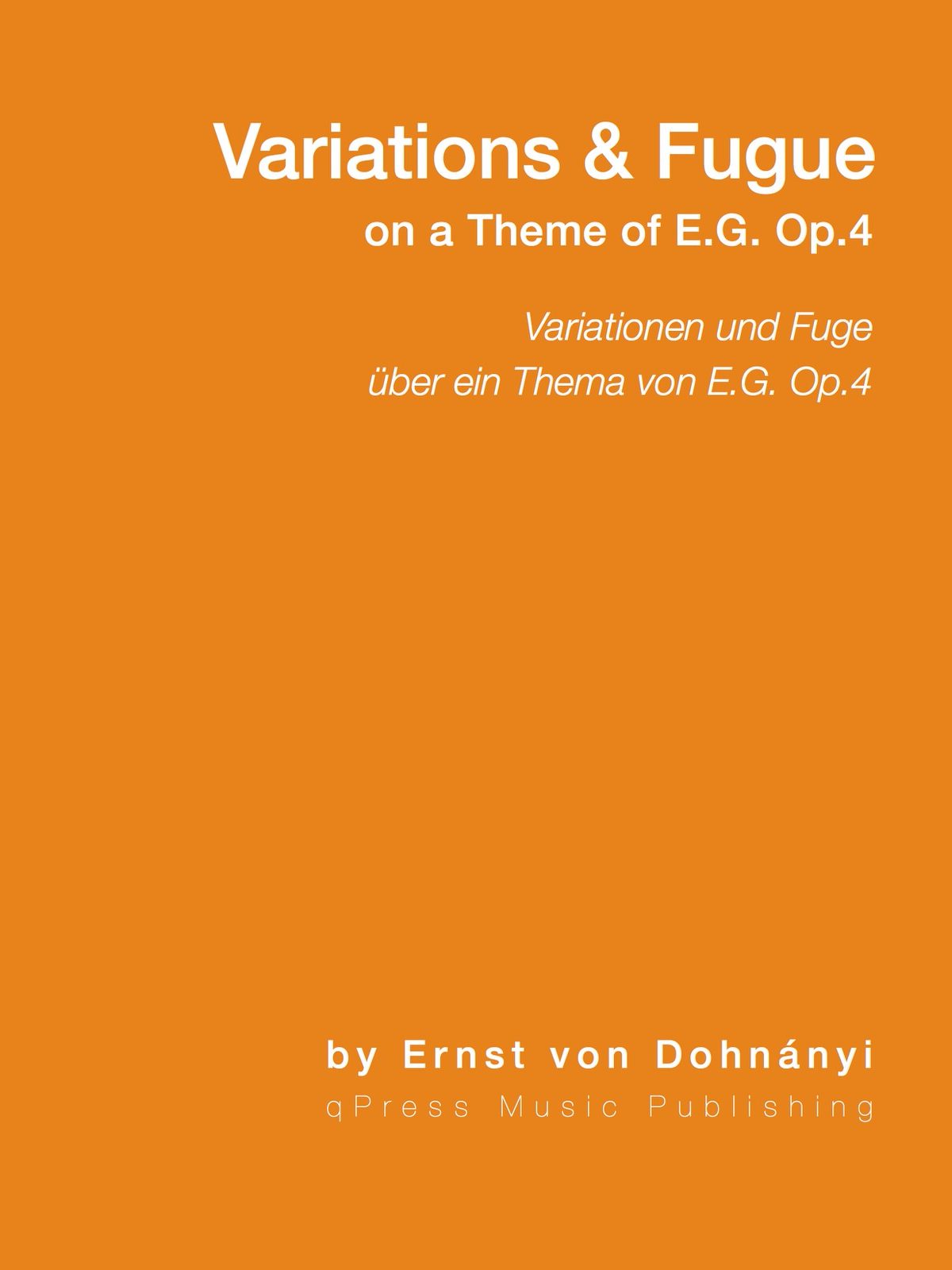 Dohnanyi, Variation and Fugue, Op.4-p01