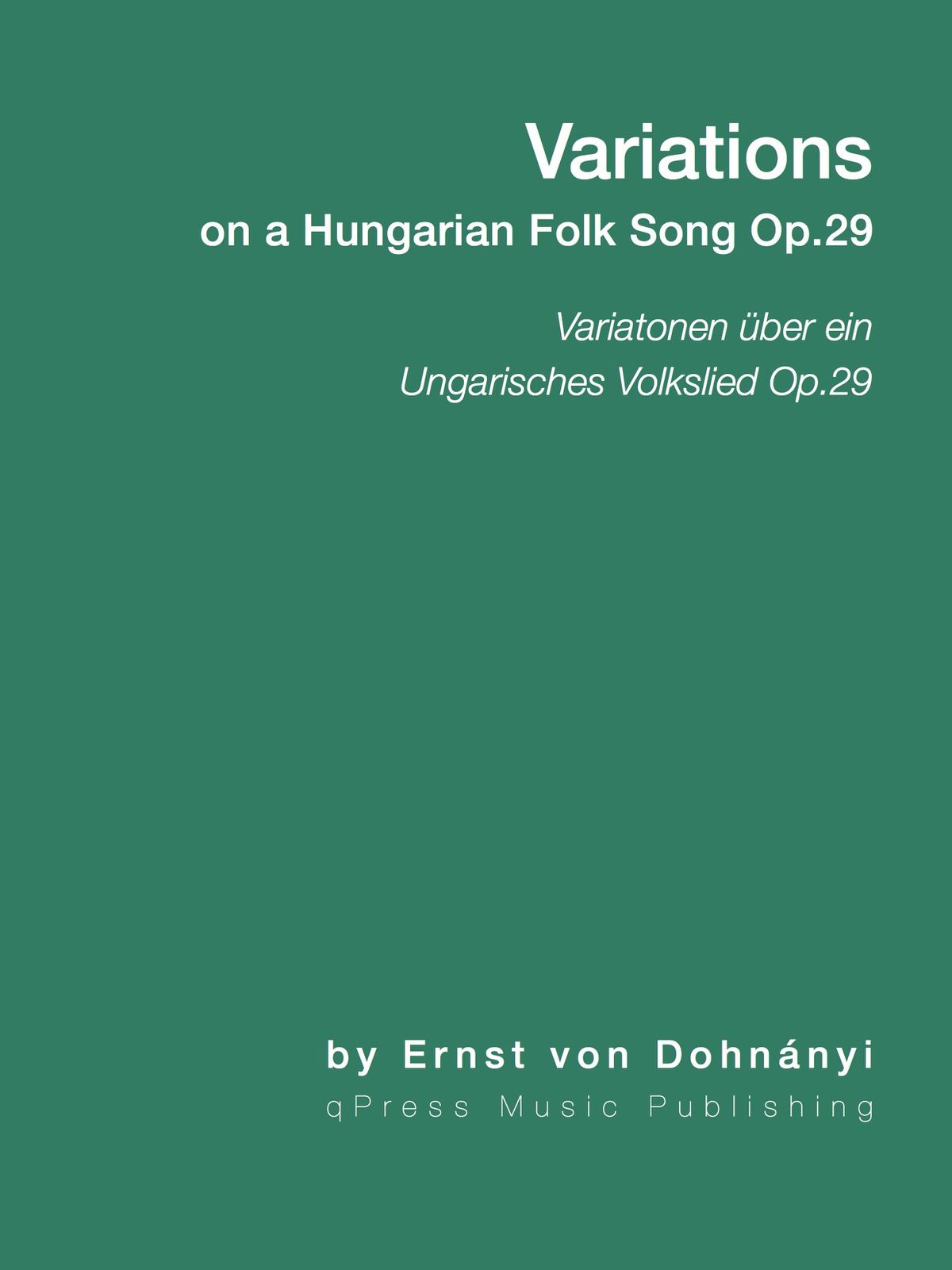 Dohnanyi, Variations on a Hungarian Folksong, Op.29-p01