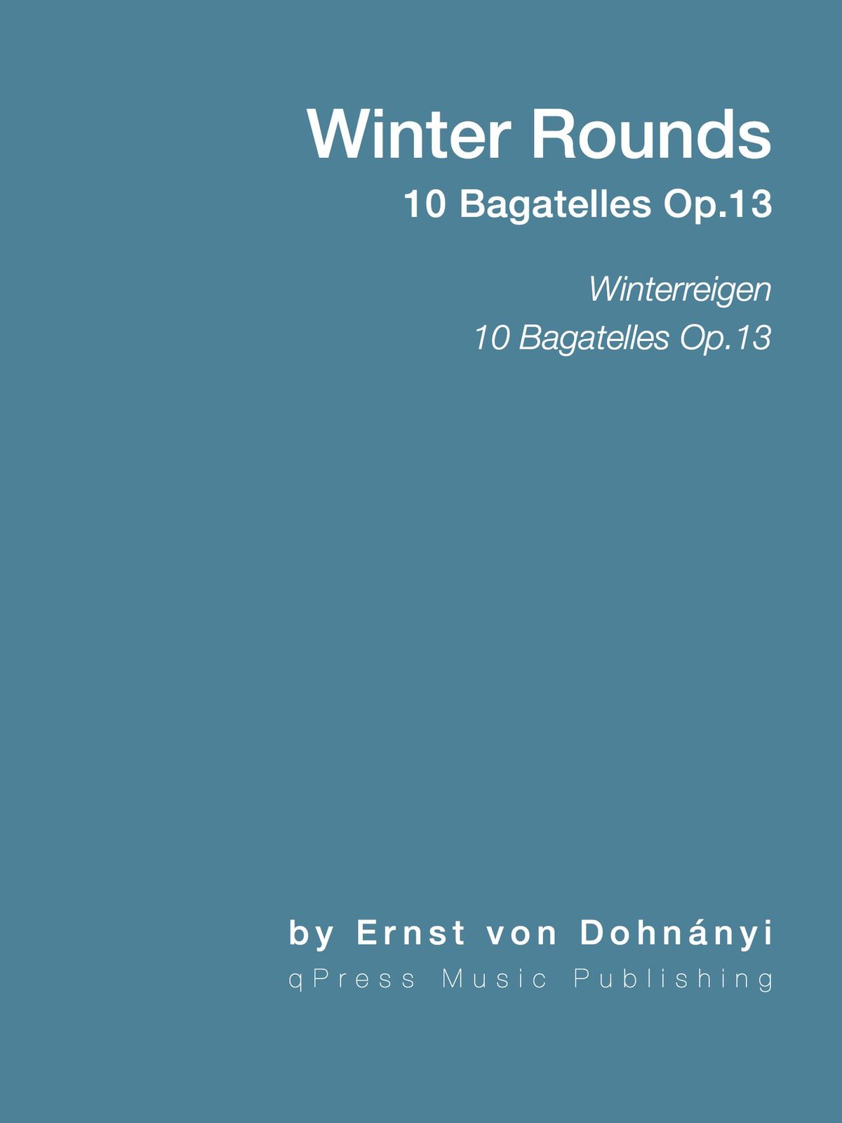 Dohnanyi, Winterreigen, Op.13-p01