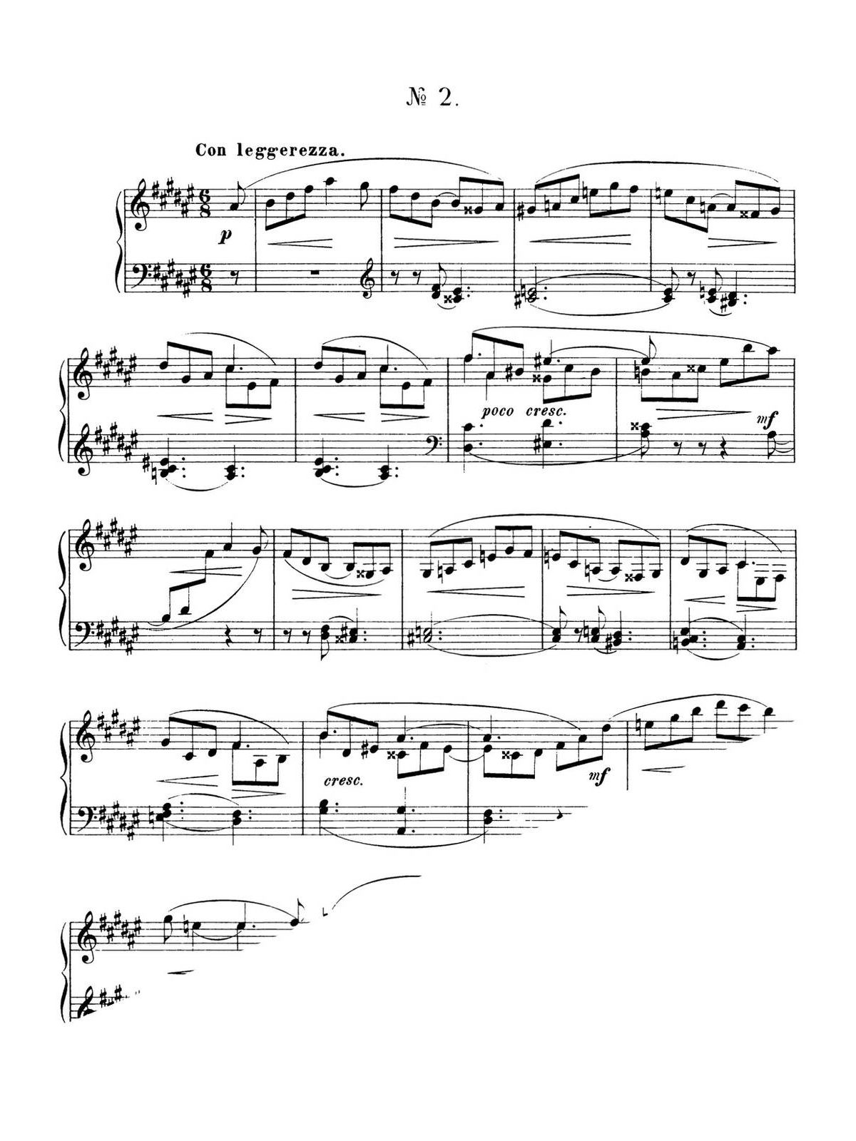 Gliere, 12 Esquisses, Op.47-p04