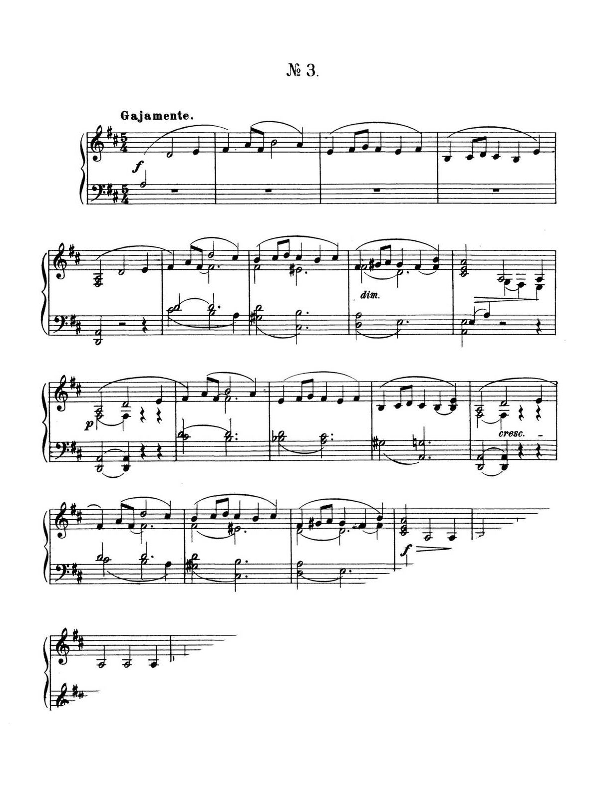 Gliere, 12 Esquisses, Op.47-p06