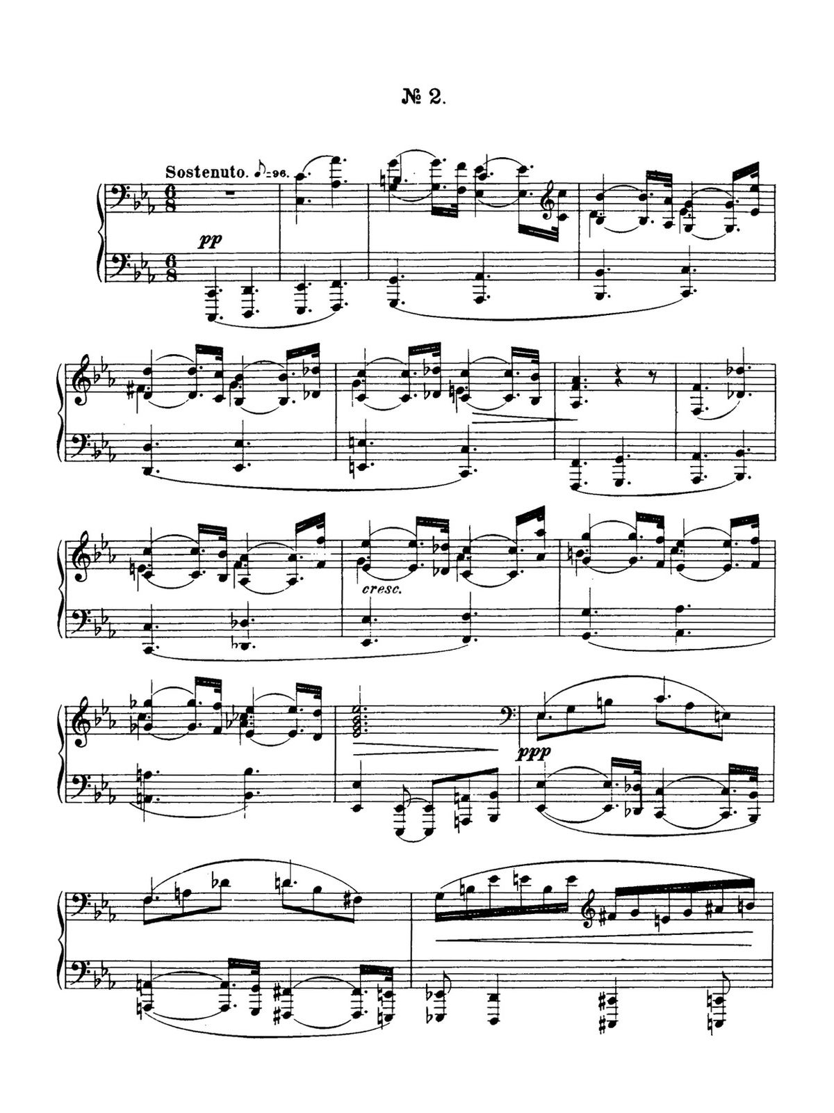 Gliere, 25 Preludes, Op.30-p04