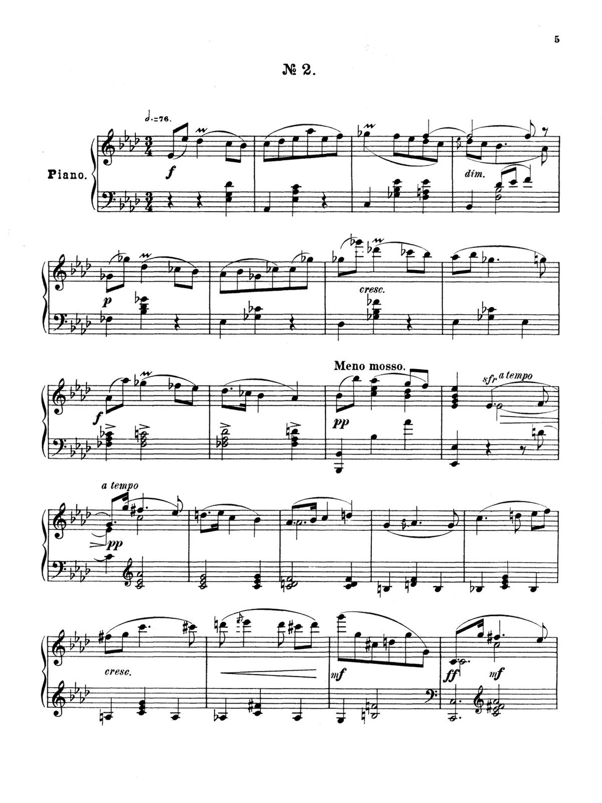 Gliere, 3 Mazurkas, Op.29-p5