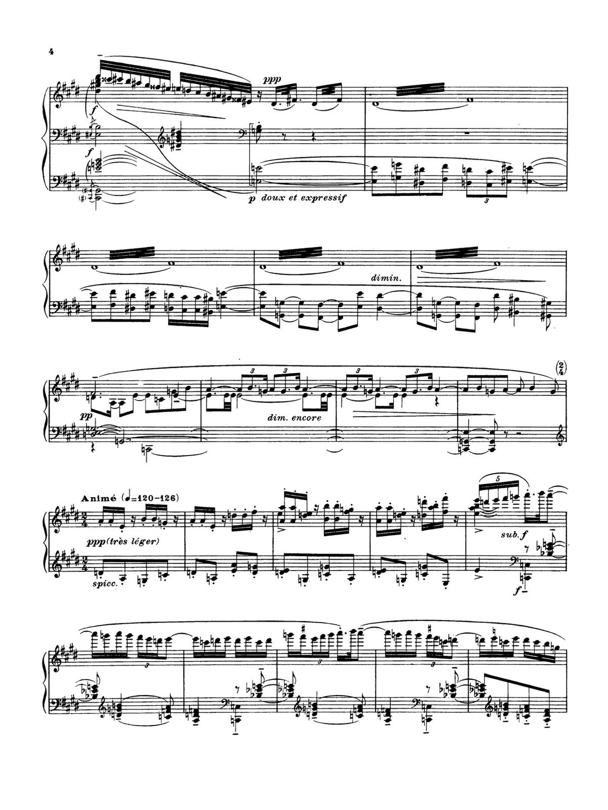 Ibert, Féerique (arr for piano)-p04