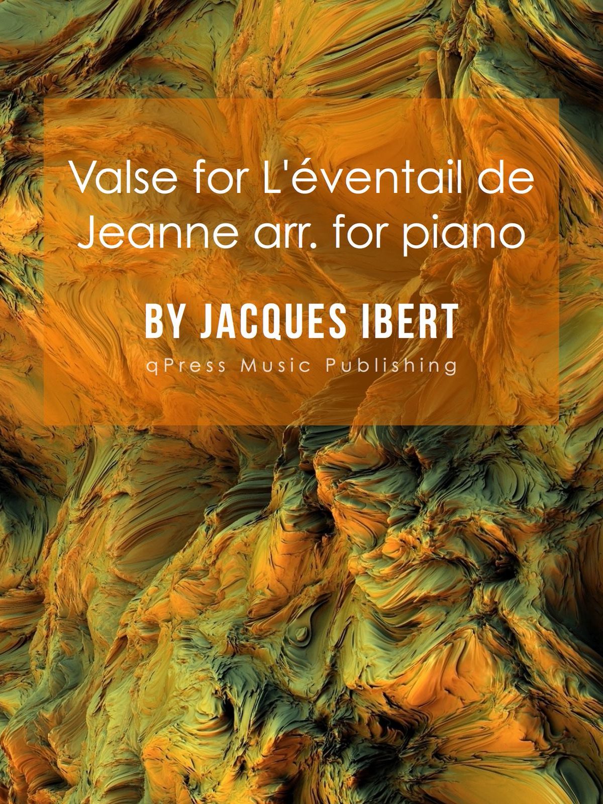 Ibert, Valse for L’éventail de Jeanne (arr for piano)-p1