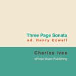 Ives, Three-Page Sonata-p01