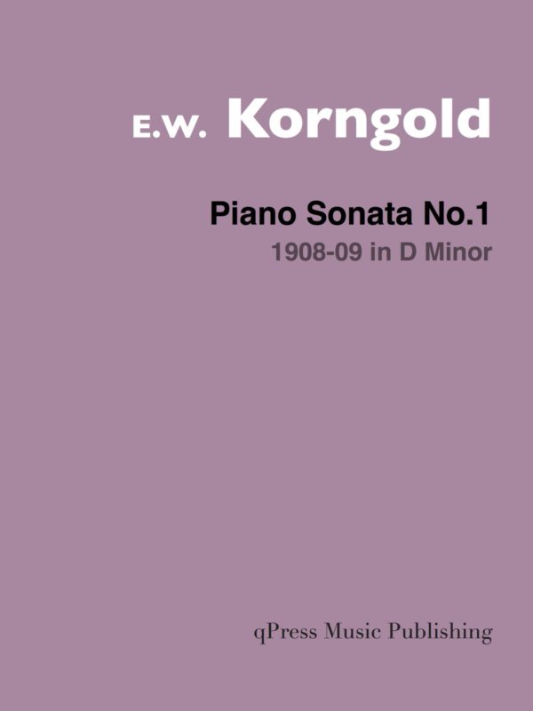 Korngold, Piano Sonata No.1-p01