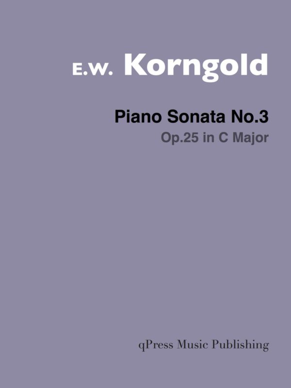 Korngold, Piano Sonata No.3, Op.25-p01