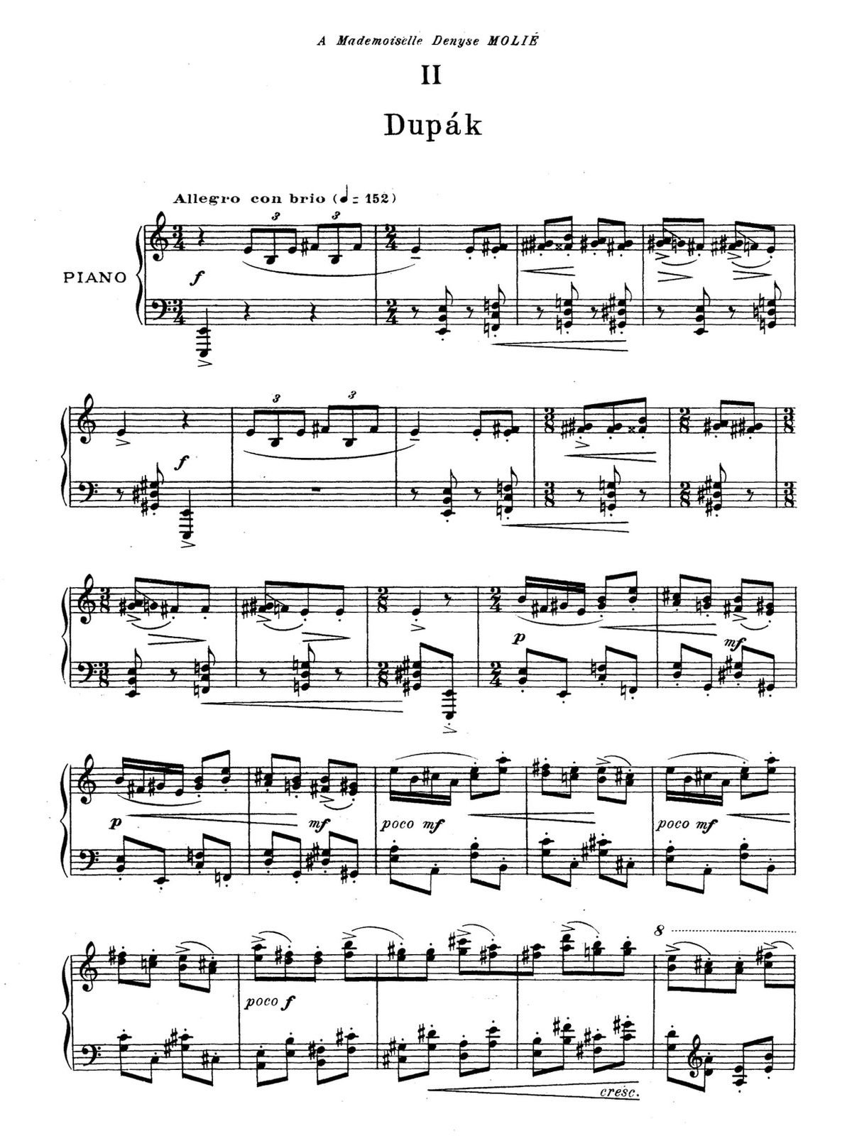 Martinu, 3 Danses Tcheques, H.154-p09