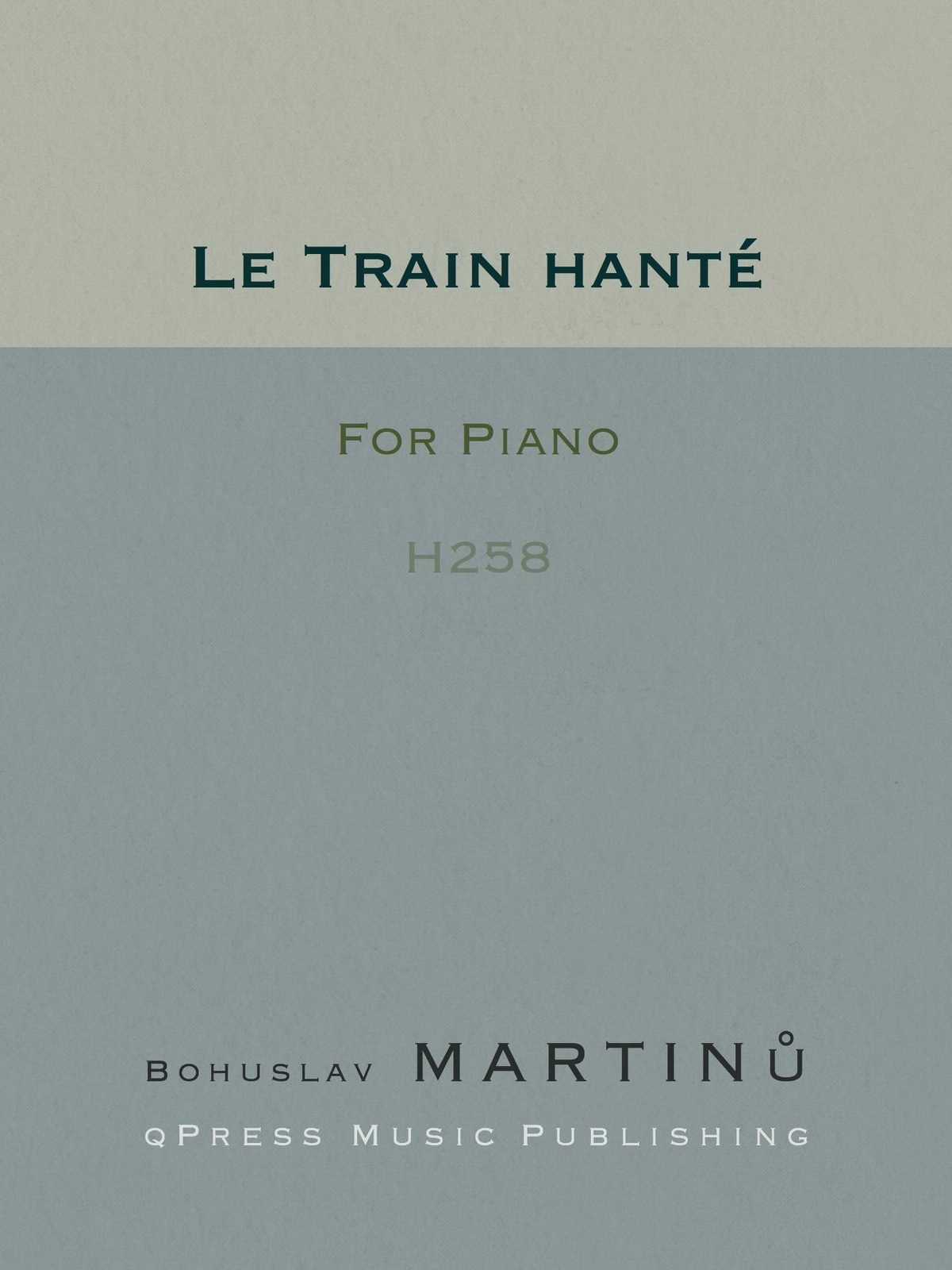 Martinu, Le train hanté, H.258-p1