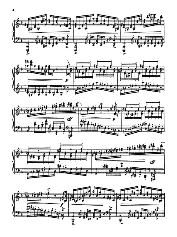 Prokofiev, 4 Etudes, Op.2-p04