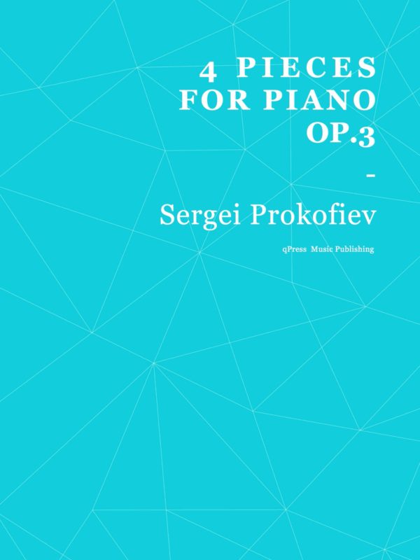 Prokofiev, 4 Pieces for Piano, Op.3-p1