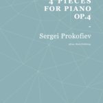 Prokofiev, 4 Pieces for Piano, Op.4-p01