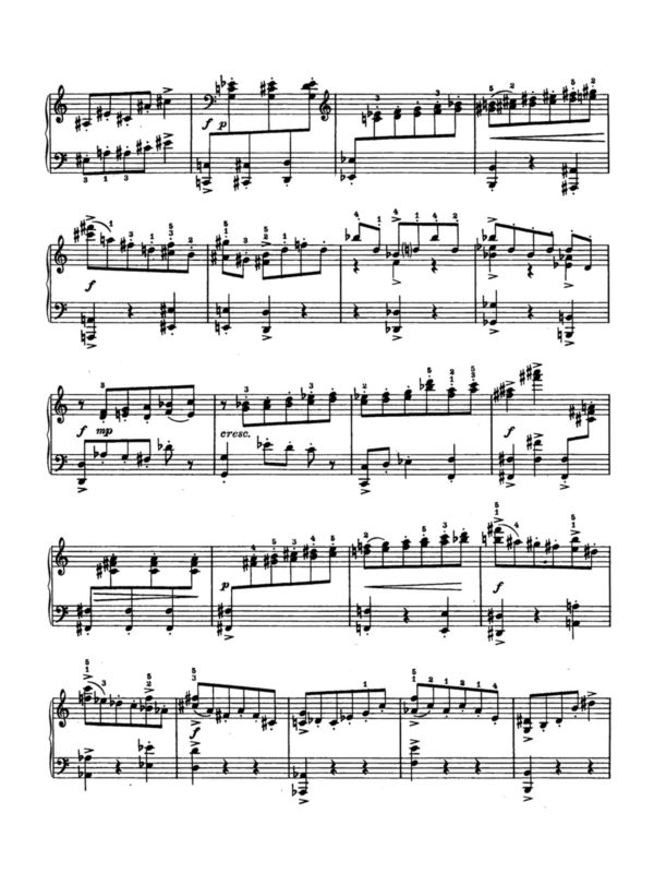 Prokofiev, 6 Pieces for Piano, Op.52-p03