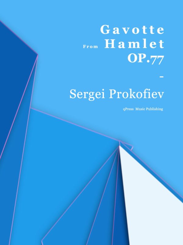 Prokofiev, Gavotte from Hamlet, Op.77 (arr for piano)-p1
