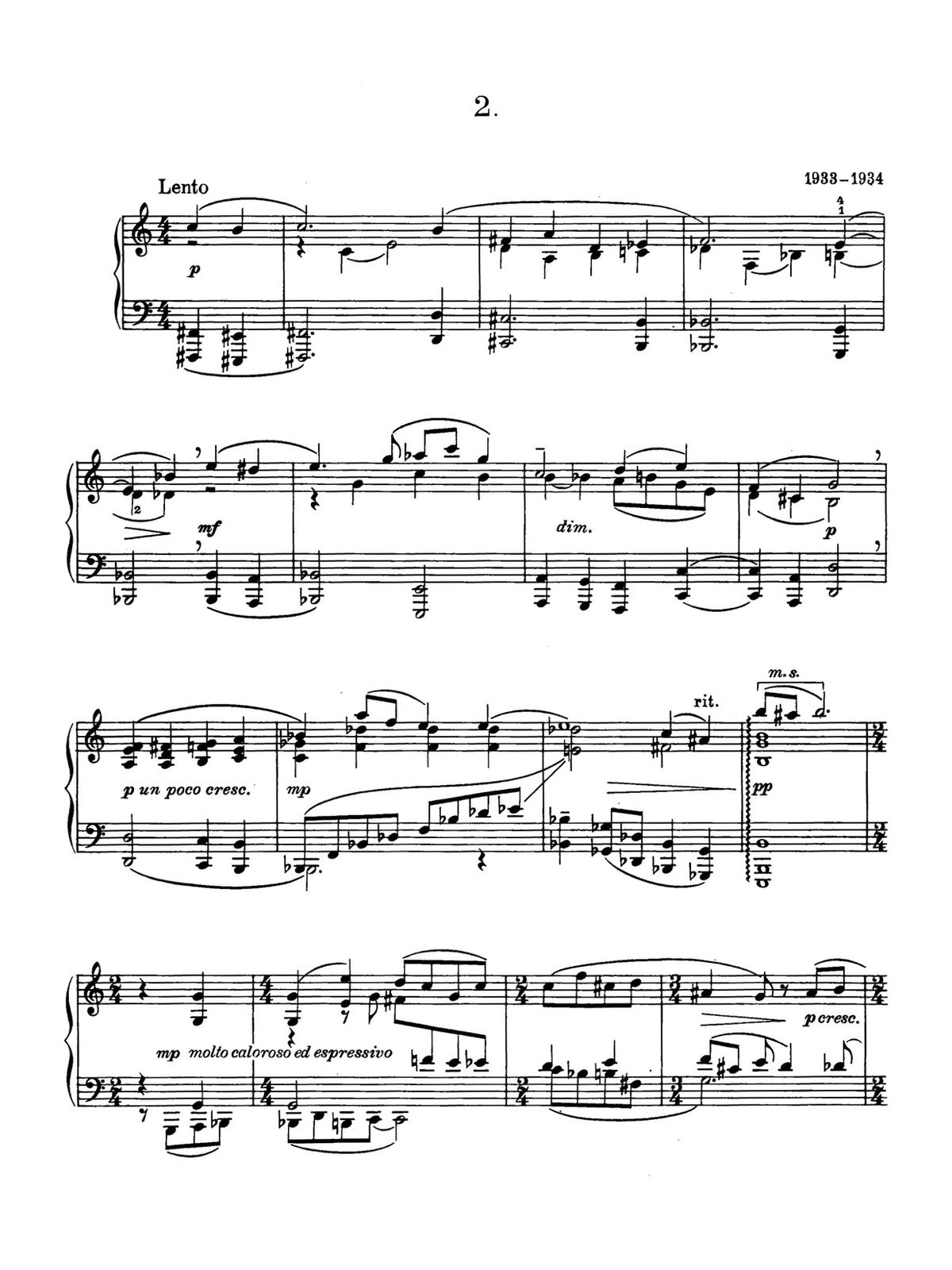 Prokofiev, Pensées, Op.62-p07