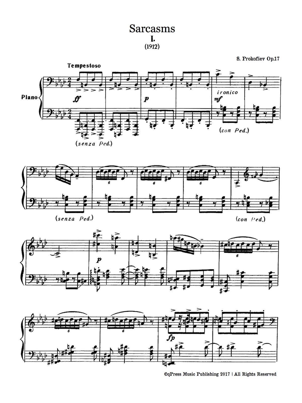 Prokofiev, Sarcasms, Op.17-p02