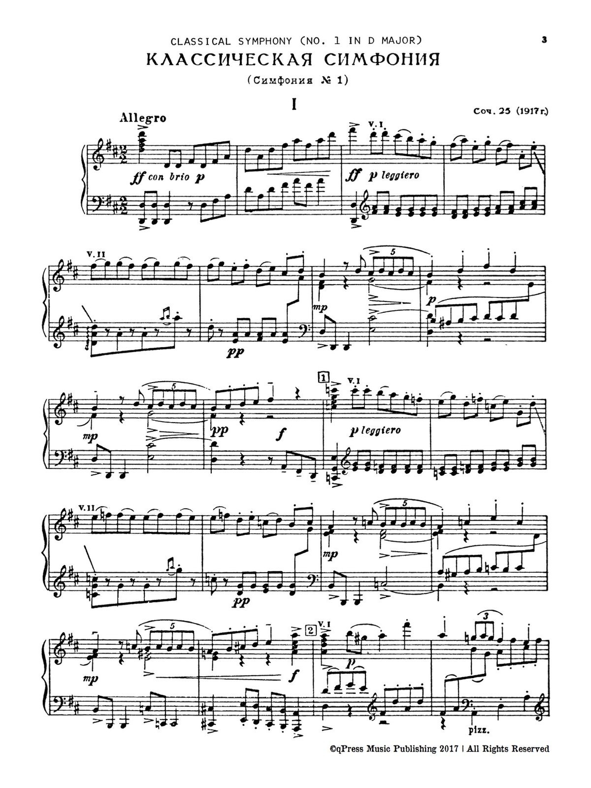 Prokofiev, Symphony No.1, Op.25 (arr for piano)-p02