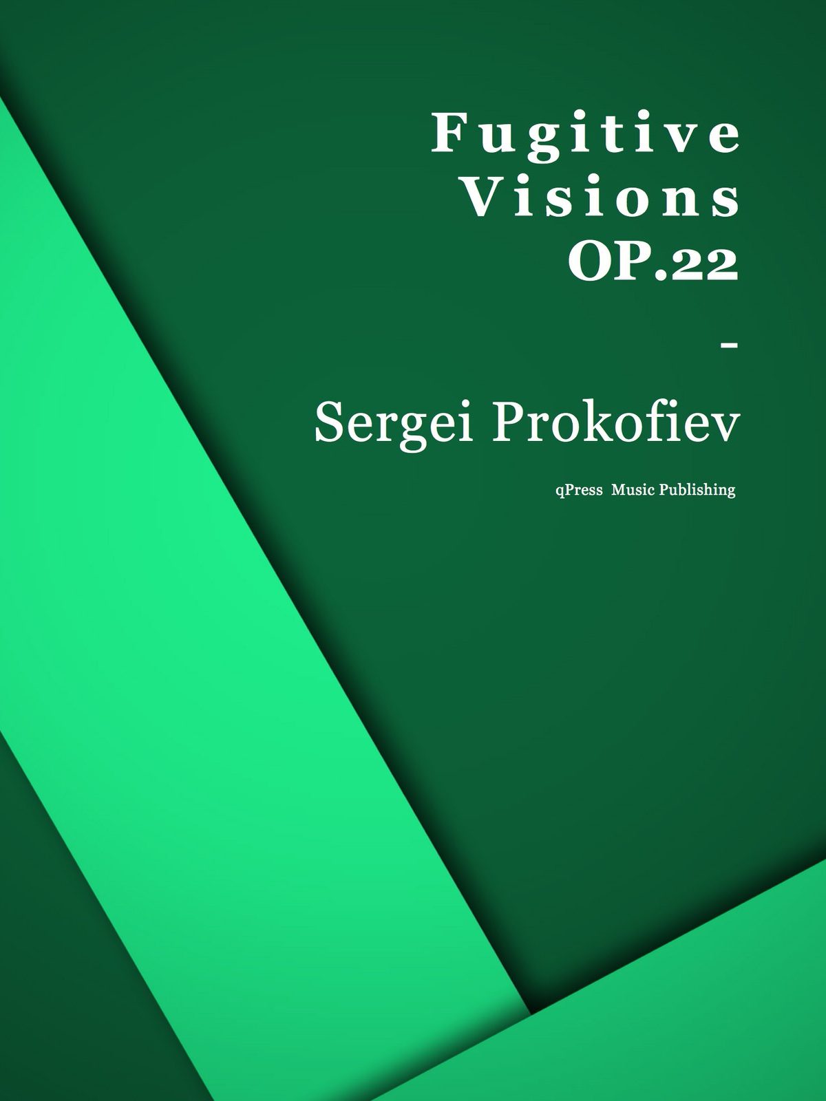Prokofiev, Visions fugitives, Op.22-p01