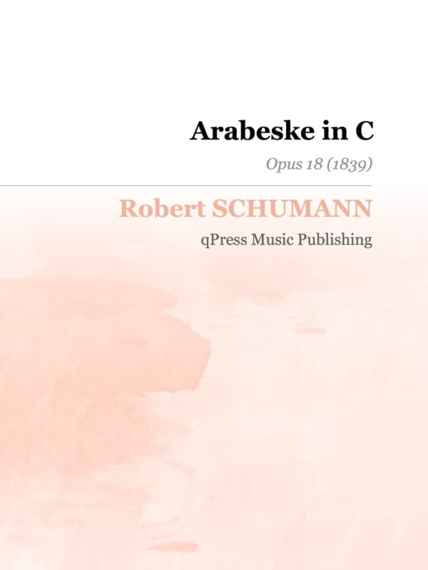 Schumann, Arabeske, Op.18-p1