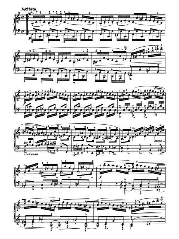 Schumann, Etudes after Paganini Caprices, Op.3-p03